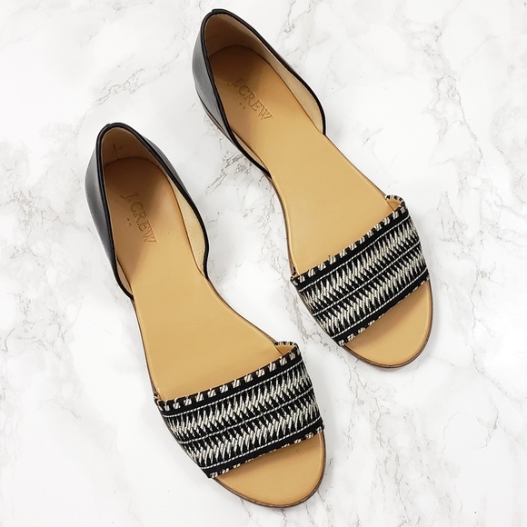 J. Crew Factory Shoes - J. Crew Morgan Peep toe D'orsay Flats